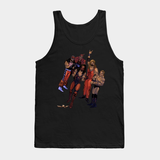 The PAC wrestling Art AEW Tank Top by Triple R Art